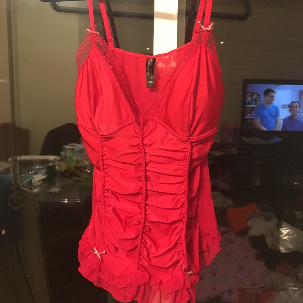 Sexy red lingerie ❤️ sexy little things collection